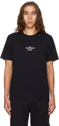 Stone Island Black Archivio Print T-Shirt