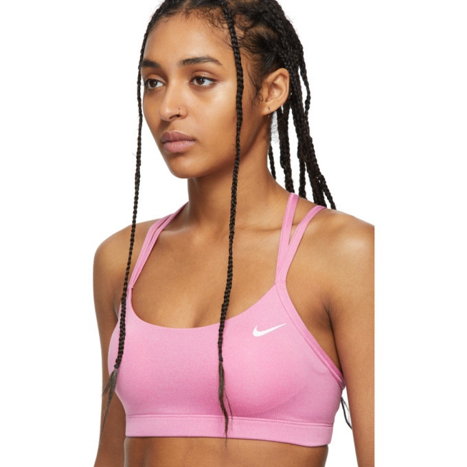 Nike Pink Favorites Strappy Sports Bra