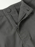 Stone Island - Ghost Tapered Logo-Appliquéd Cotton Cargo Trousers - Gray