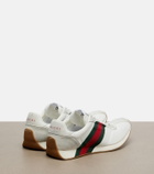 Gucci Gucci Tempo suede-trimmed sneakers
