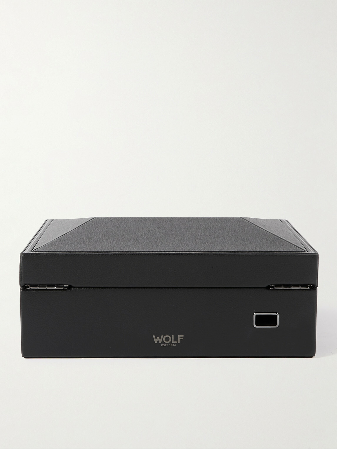 WOLF - British Racing Pebble-Grain Vegan Leather Eight-Piece Watch Box