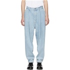 Hed Mayner Blue Tapered Jeans