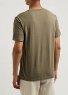 Paige Cash Stretch-jersey T-shirt Brown