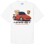 MARKET Men's Ultimate performance Bear T-Shirt in White