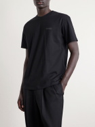 Givenchy - Logo-Appliquéd Cotton-Jersey T-Shirt - Black