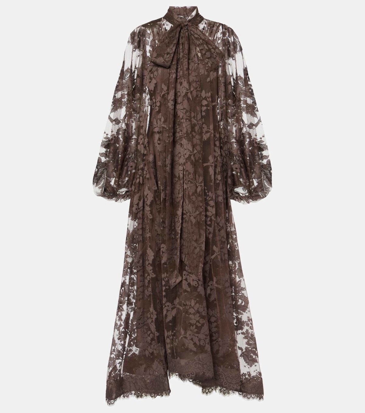 Zimmermann Illustration floral cotton-blend lace gown Zimmermann