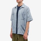 Pilgrim Surf + Supply Men's Amedeo Vacation Shirt in Blue