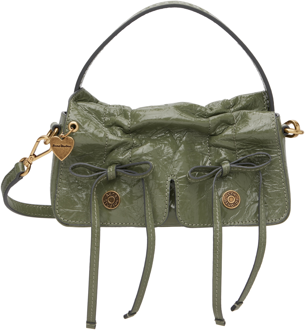 Acne Studios Khaki Multipocket Micro Bag
