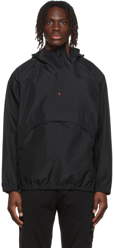 Photo: Stone Island Black Packable Si Marina Jacket