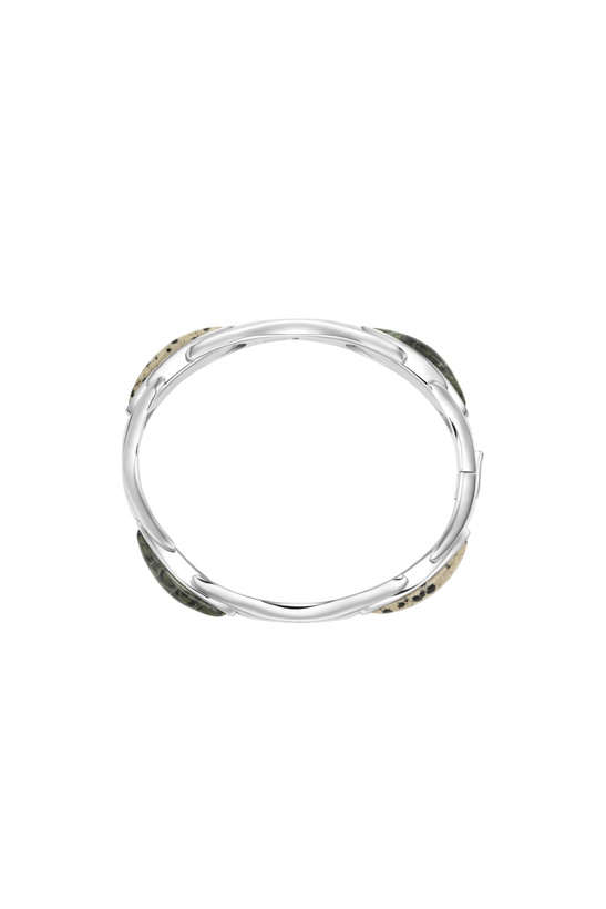 Photo: Diesel Stainless Steel Bangle Bracelet - Bracelets - Unisex - Silver