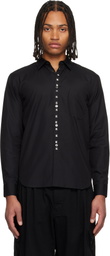 Black Comme des Garçons Black Studded Shirt