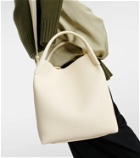 Loro Piana Bale Large leather shoulder bag