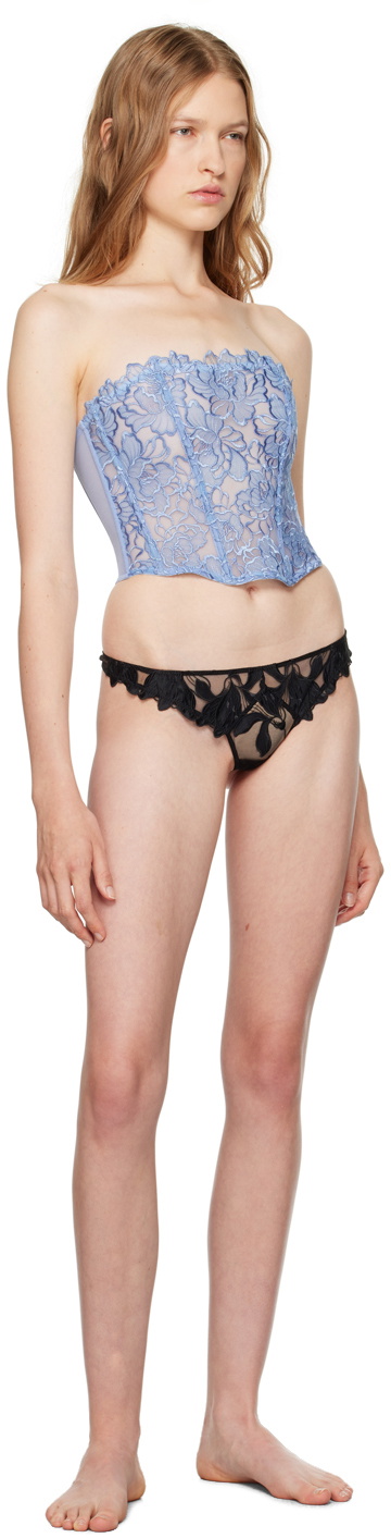Fleur du Mal Blue Whitney Corset