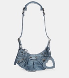 Balenciaga Le Cagole XS denim shoulder bag