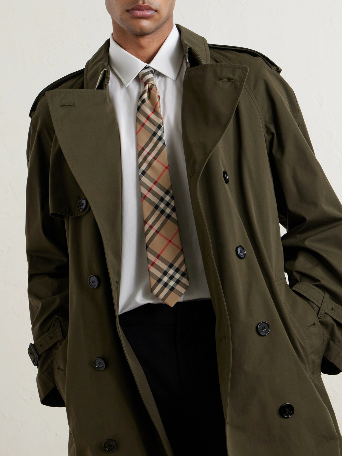Burberry - Archive Checked Silk-Twill Tie