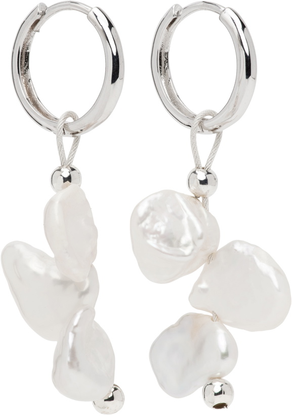 Photo: Santangelo Silver Pearl Baba Triple Baby Earrings