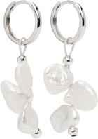 Santangelo Silver Pearl Baba Triple Baby Earrings