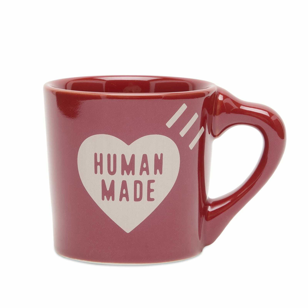 Human Made Men's Heart Logo Coffee Mug in Red 