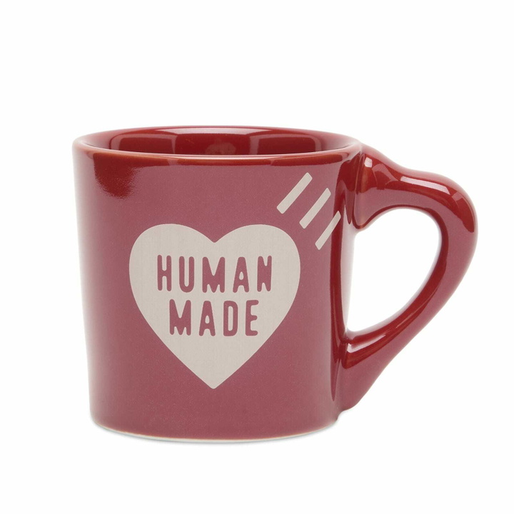 Photo: Human Made Men's Heart Logo Coffee Mug in Red 