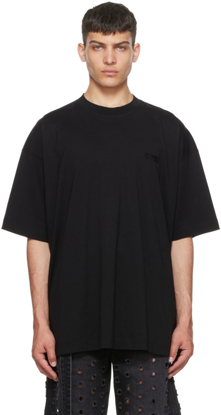 Photo: VETEMENTS Black Cotton T-Shirt