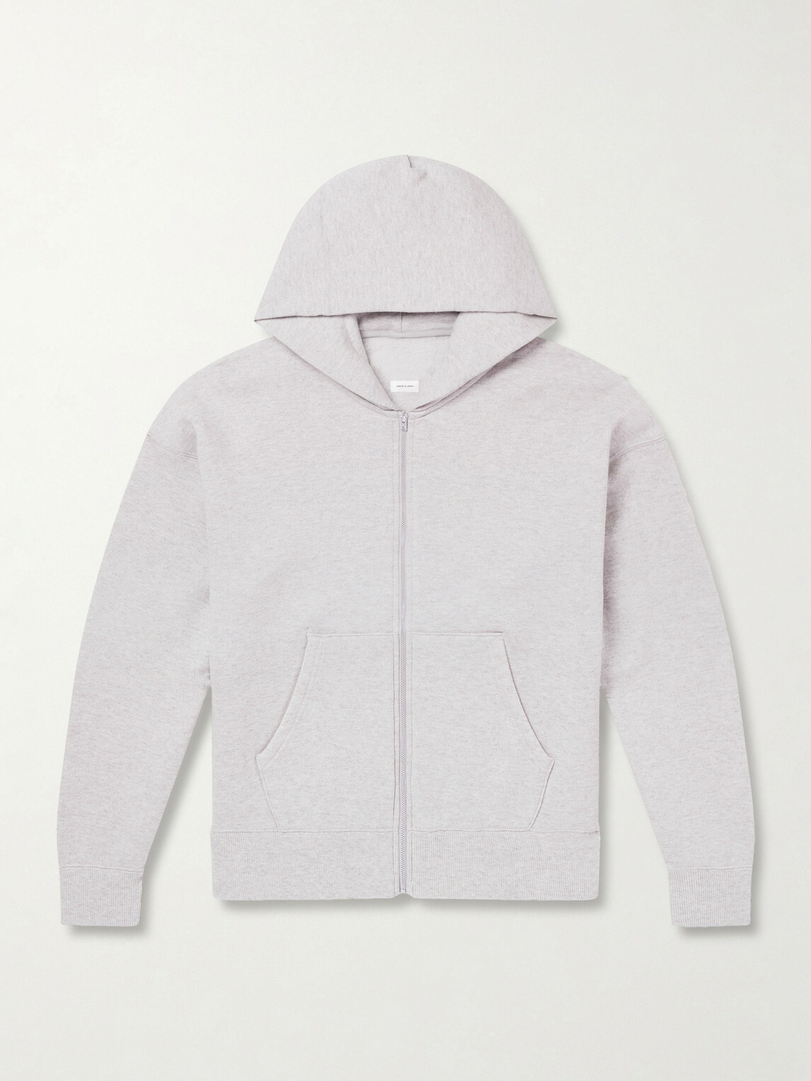 Visvim - Jumbo Wool and Cotton-Blend Jersey Zip-Up Hoodie - Gray