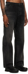 ALEXANDER DIGENOVA Black Underground Cargo Pants