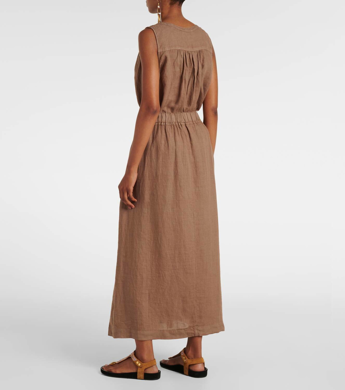 Velvet Linda linen maxi skirt