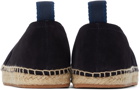 Boss Navy Suede Madeira Espadrilles