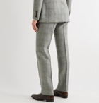 Kingsman - Conrad Slim-Fit Checked Wool Trousers - Blue