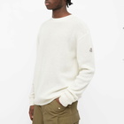 Moncler Men's Cashmere Mix Crew Knit in White