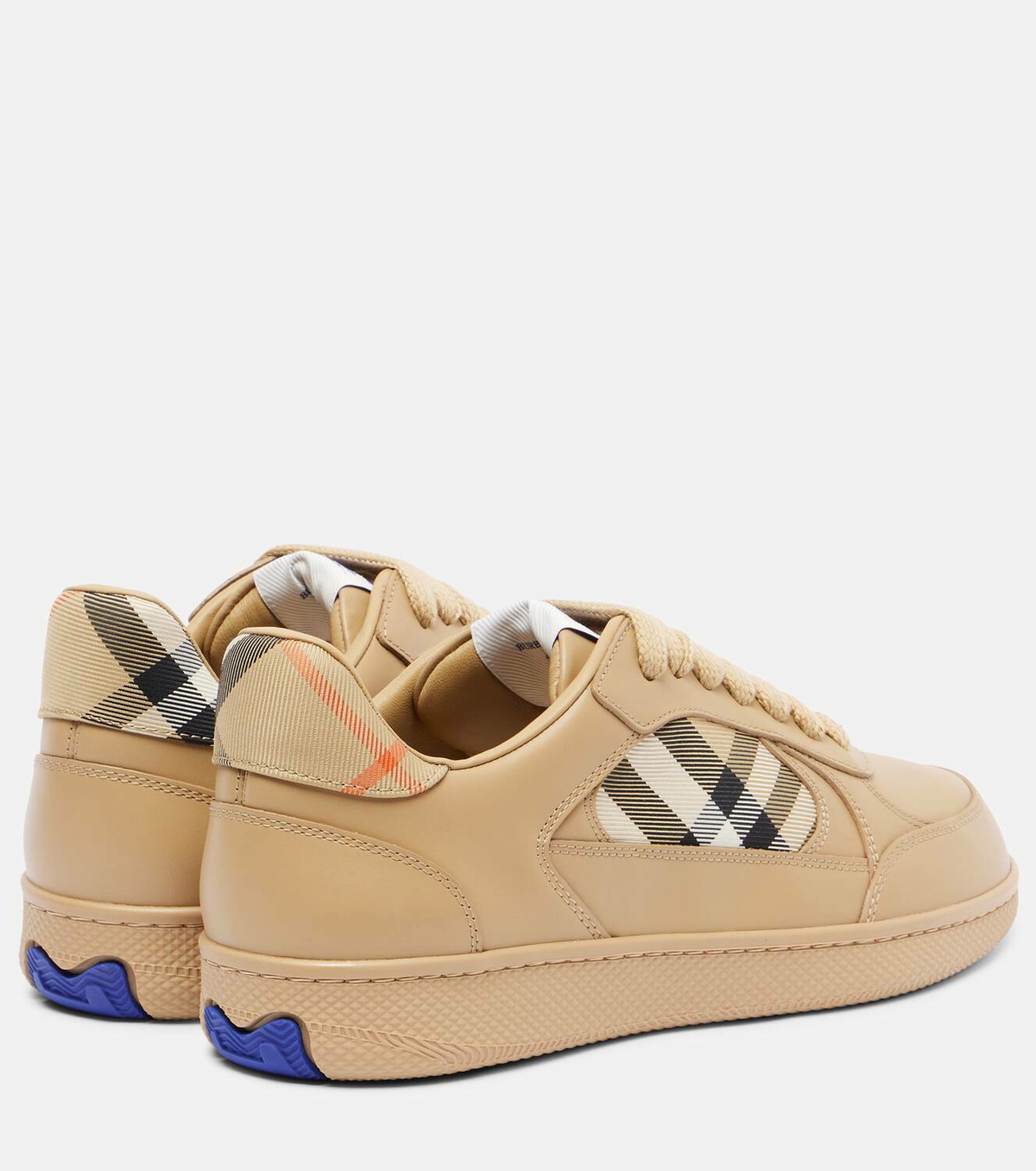 Burberry Burberry Check leather sneakers