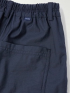 Incotex - Teknosartorial Wide-Leg Cotton-Blend Shorts - Blue