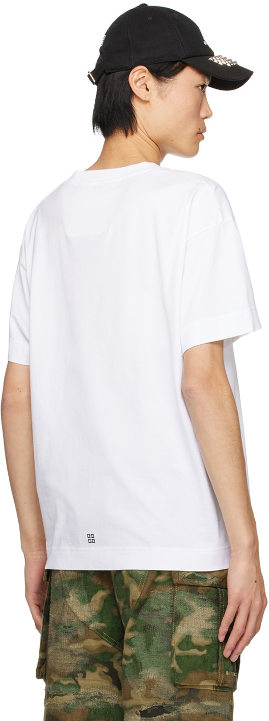 Givenchy White Graphic T-Shirt