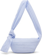 ISSEY MIYAKE Blue June Linear Knit 56 Bag
