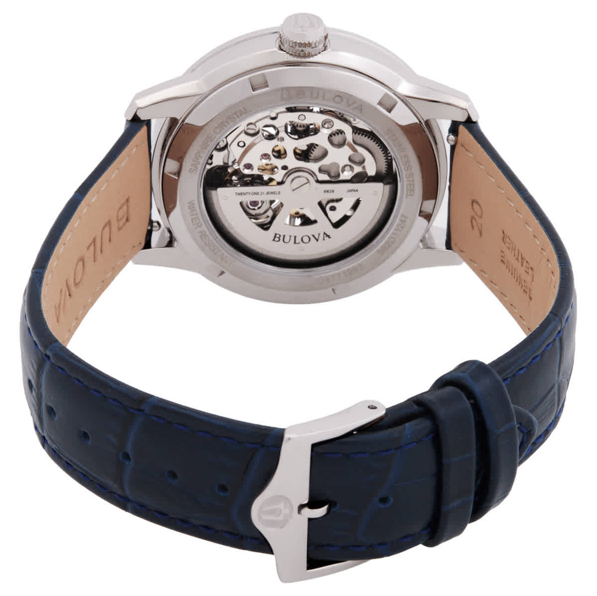 Bulova Sutton Silver-tone Dial Mens Watch 96A330