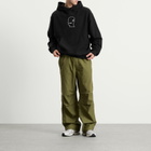 Brain Dead Men's Logo Head Hoodie in Black