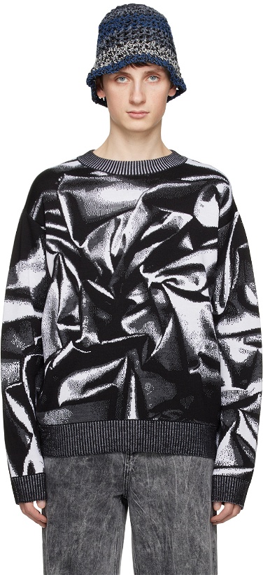 Photo: AGR Black Graphic Sweater