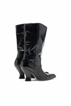 Diesel D-Luffy - Knee-high boots in patent leather - Boots Womens in Black