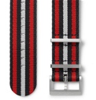 MONTBLANC - Summit 2 Striped Nylon Watch Strap - Red