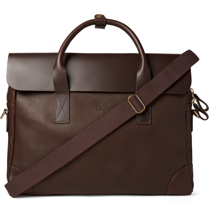 Photo: Bennett Winch - Full-Grain Leather Briefcase - Brown