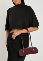Alaïa Le Teckel Small Suede Shoulder bag - Burgundy - One Size