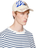 Marine Serre Beige Regenerated Tote Bags Baseball Cap