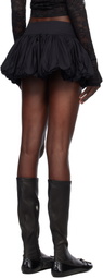 Yuhan Wang Black Balloon Miniskirt