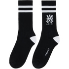 AMIRI Black MA Core Logo Socks