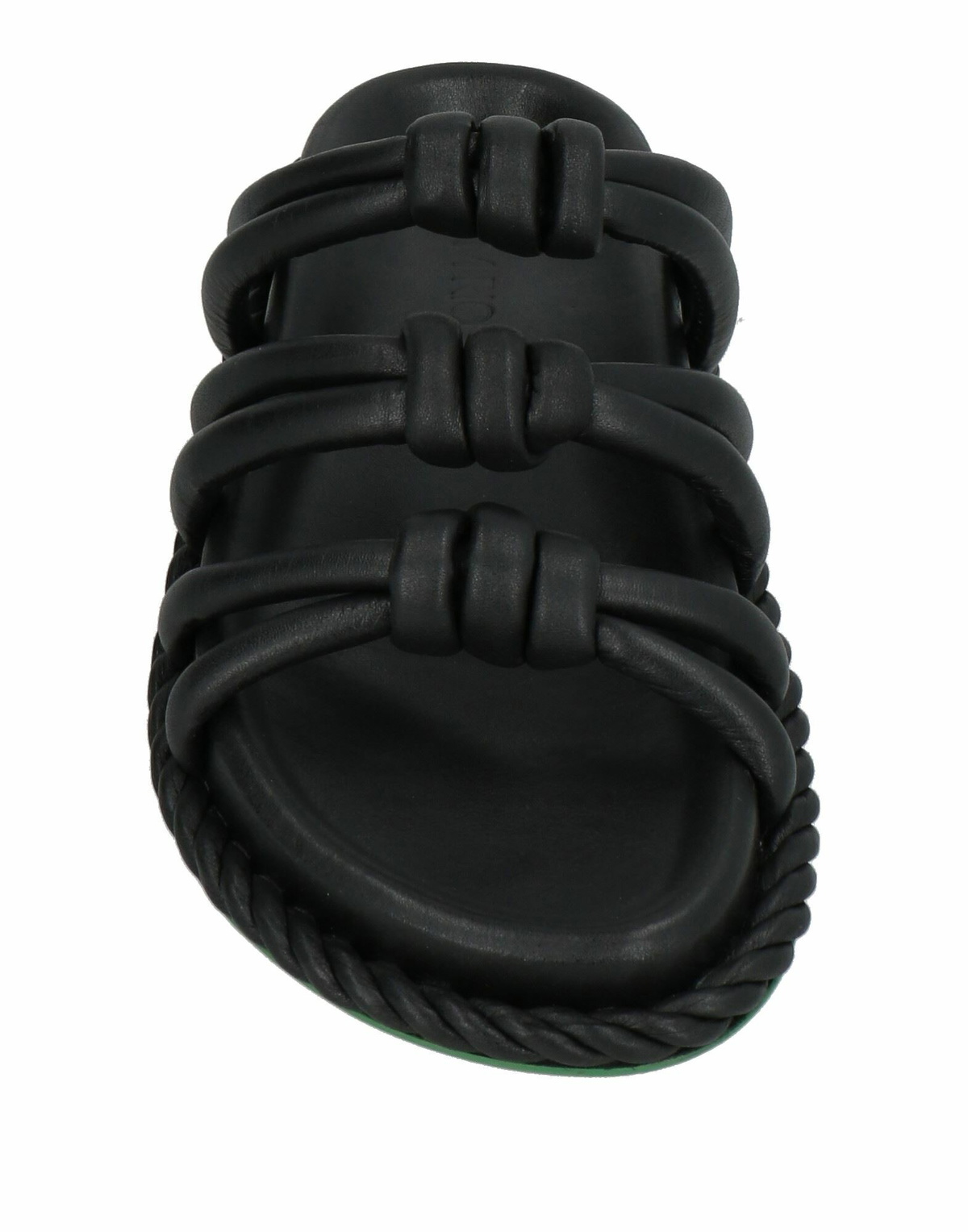 Farm Rio Black Tie Flat Sandal Womens Sandals in Black