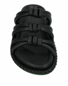 Farm Rio Black Tie Flat Sandal Womens Sandals in Black