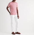 OFFICINE GÉNÉRALE - Garment-Dyed Linen T-Shirt - Pink