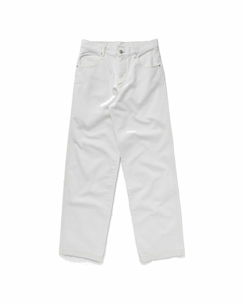 Photo: Marant Jorje Pants White - Mens - Jeans