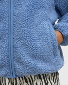 American Vintage HOKTOWN Blue Womens Fleece Jacket