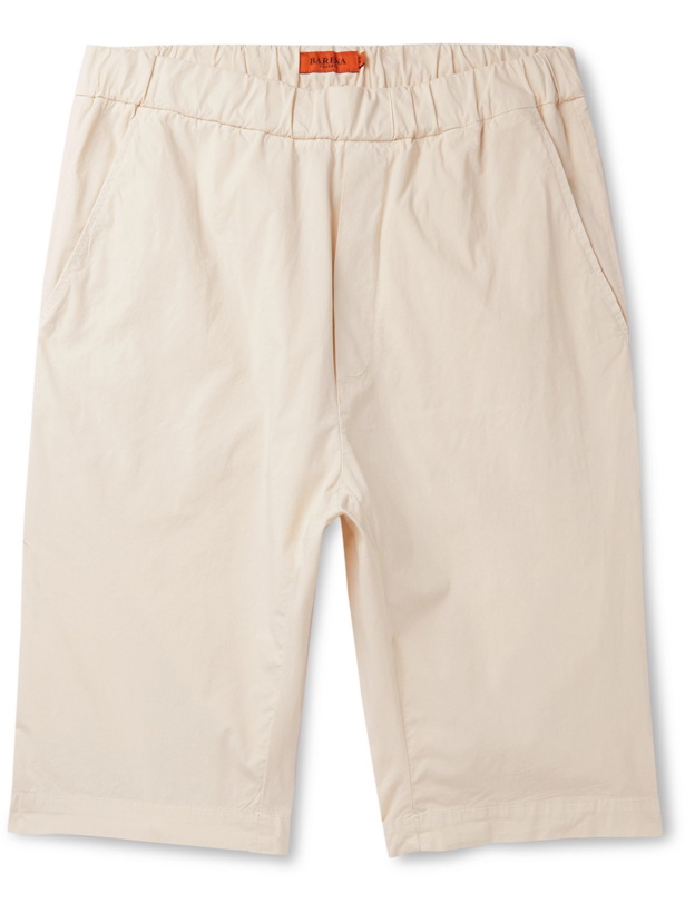 Photo: BARENA - Agro Cotton-Blend Bermuda Shorts - Neutrals